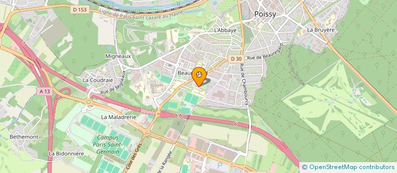 localisation de l'entreprise MADAME SARHA FABIOLA  POISSY