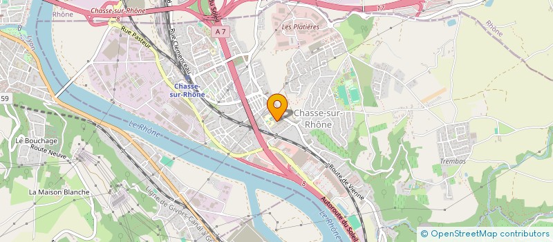 localisation de l'entreprise MADAME SARHA MARION  CHASSE-SUR-RHONE