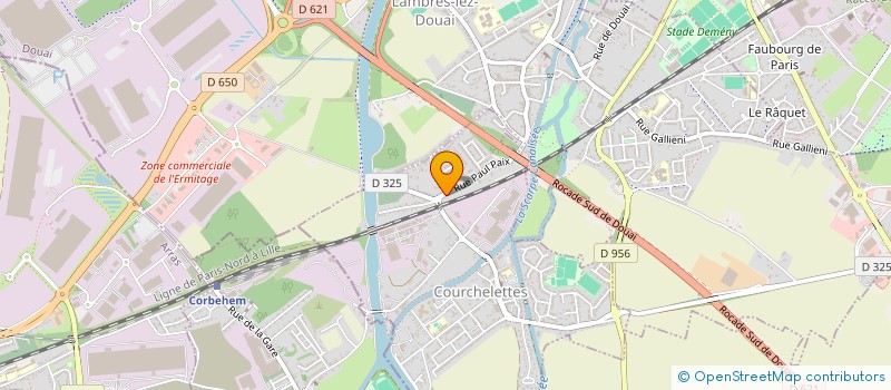 localisation de l'entreprise MADAME SARHA RIBEIRO  COURCHELETTES