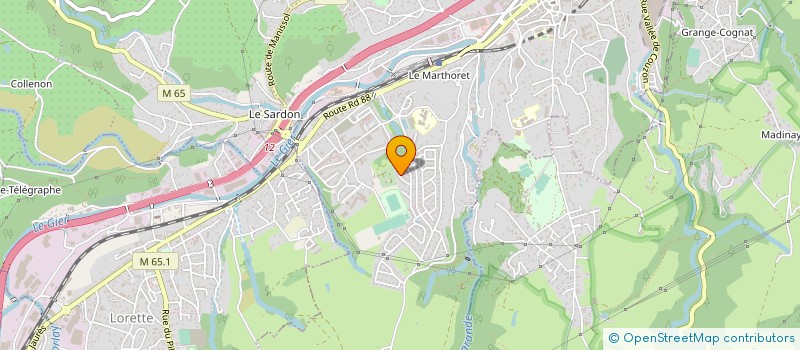 localisation de l'entreprise MADAME SARHA SEBAA  RIVE-DE-GIER