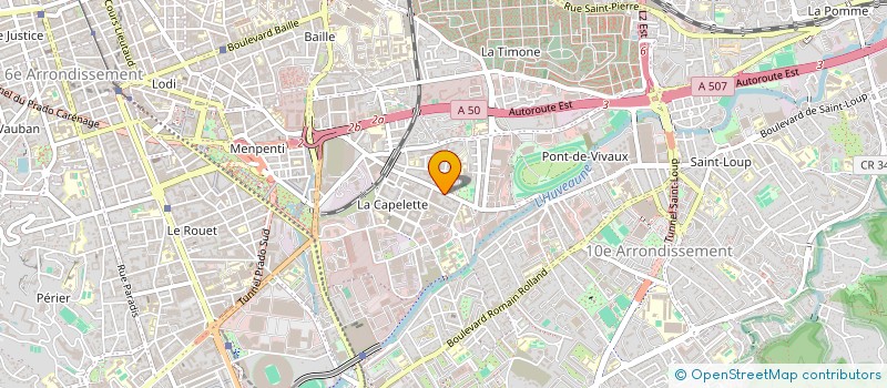 localisation de l'entreprise MADAME SARHA VIGNALS à MARSEILLE