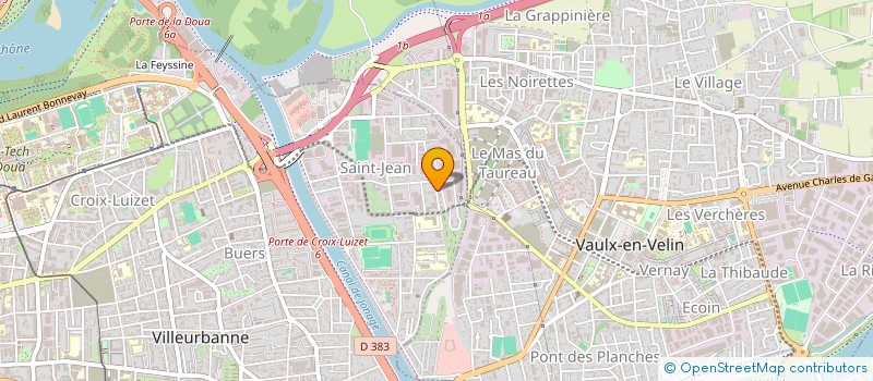 localisation de l'entreprise MADAME SARINA MEN  VILLEURBANNE