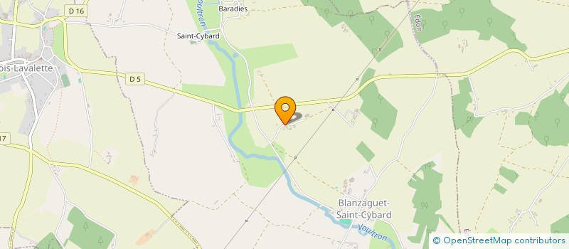 localisation de l'entreprise MADAME SARION GRAVELLE  BLANZAGUET-SAINT-CYBARD