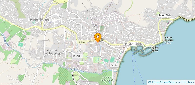 localisation de l'entreprise MADAME SARITTA CACHACOU à LE LAVANDOU