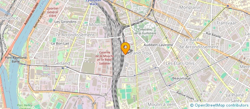 localisation de l'entreprise MADAME SARRA ABEID  LYON