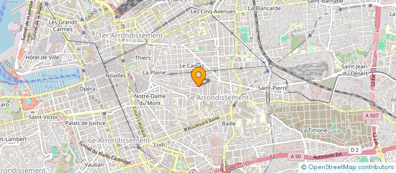 localisation de l'entreprise MADAME SARRA ASMA CHIDEKH à MARSEILLE