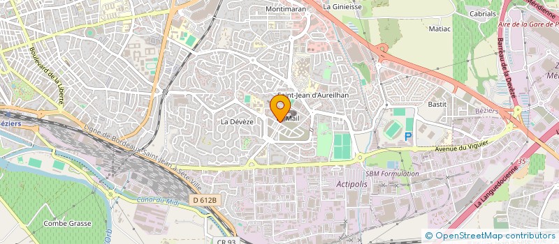 localisation de l'entreprise MADAME SARRA AZAIZ à BEZIERS