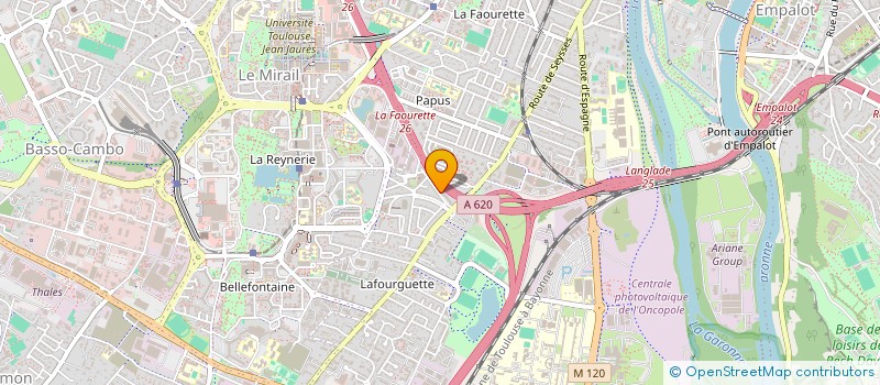 localisation de l'entreprise MADAME SARRA BABA AHMED à TOULOUSE