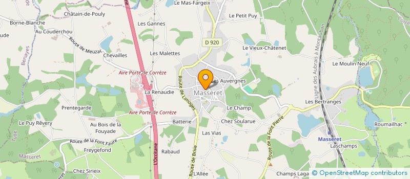 localisation de l'entreprise MADAME SARRA BELFAKIH  MASSERET