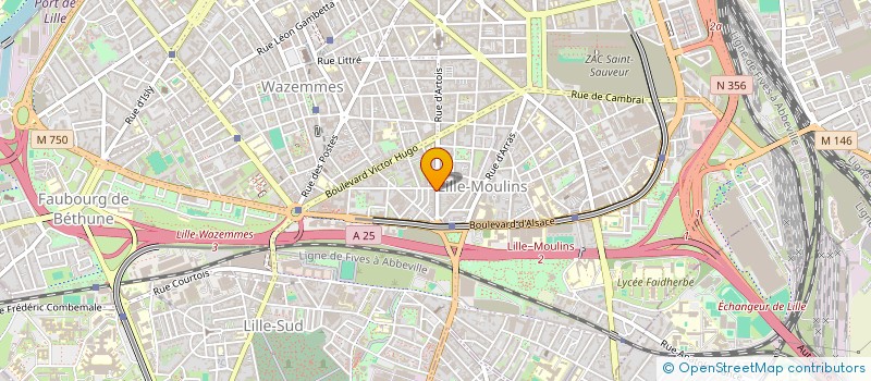 localisation de l'entreprise MADAME SARRA BEN MUSTAPHA à LILLE