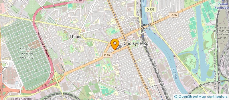 localisation de l'entreprise MADAME SARRA BEN REJEB  THIAIS