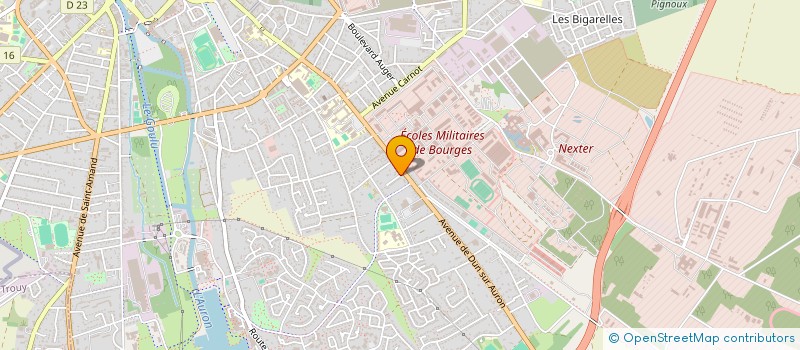 localisation de l'entreprise MADAME SARRA BENRACHED  BOURGES