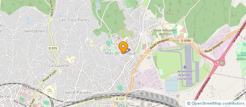 localisation de l'entreprise MADAME SARRA BOUDECHICHA  NIMES