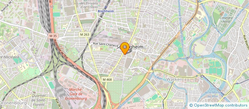 localisation de l'entreprise MADAME SARRA BOUHA  SCHILTIGHEIM