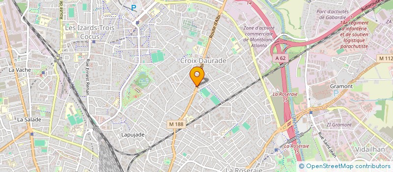 localisation de l'entreprise MADAME SARRA CHOUCHANE à TOULOUSE