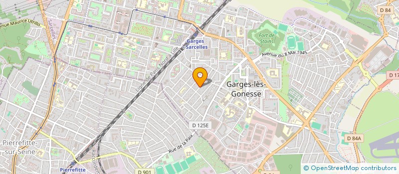 localisation de l'entreprise MADAME SARRA DAHMANE  GARGES-LES-GONESSE