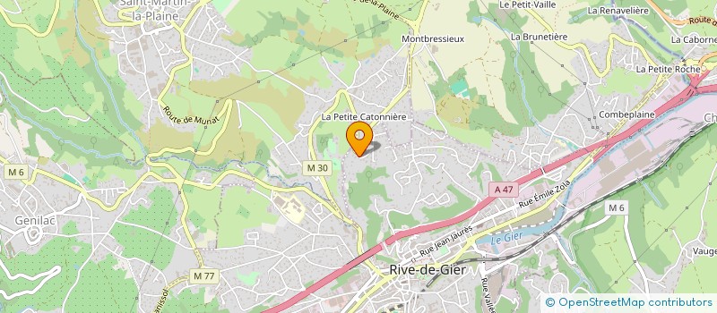 localisation de l'entreprise MADAME SARRA DHAOUADI  RIVE-DE-GIER