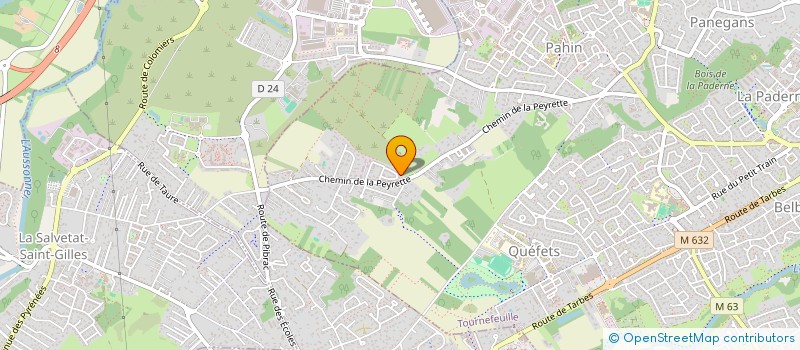 localisation de l'entreprise MADAME SARRA DJENNA  TOURNEFEUILLE