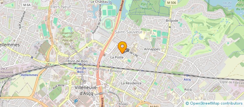 localisation de l'entreprise MADAME SARRA EL BOUAZAOUI à VILLENEUVE-D'ASCQ