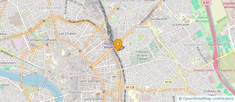 localisation de l'entreprise MADAME SARRA GADIRI  PINSAGUEL