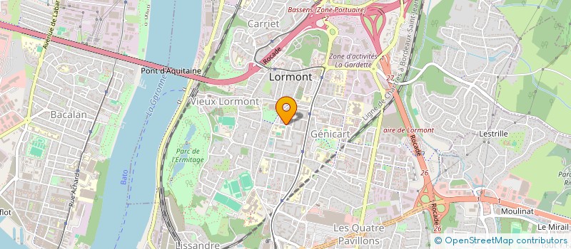 localisation de l'entreprise MADAME SARRA MASENGO  LORMONT