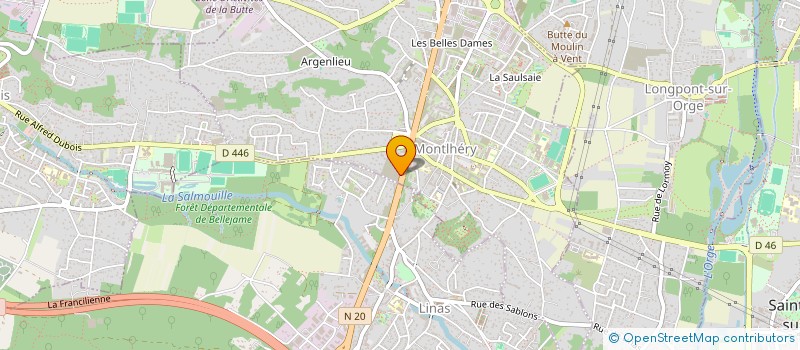 localisation de l'entreprise MADAME SARRA MAZARI à LINAS