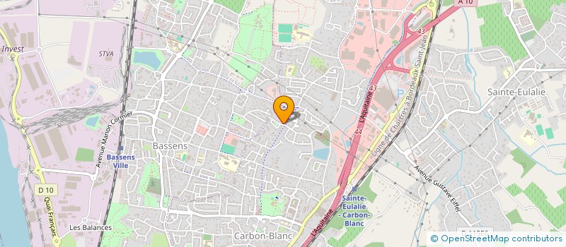 localisation de l'entreprise MADAME SARRA MEKKI  CARBON-BLANC