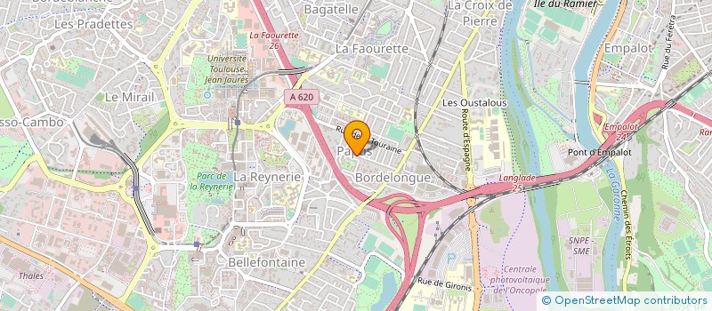 localisation de l'entreprise MADAME SARRA MENNOUR OUCHIKH à TOULOUSE