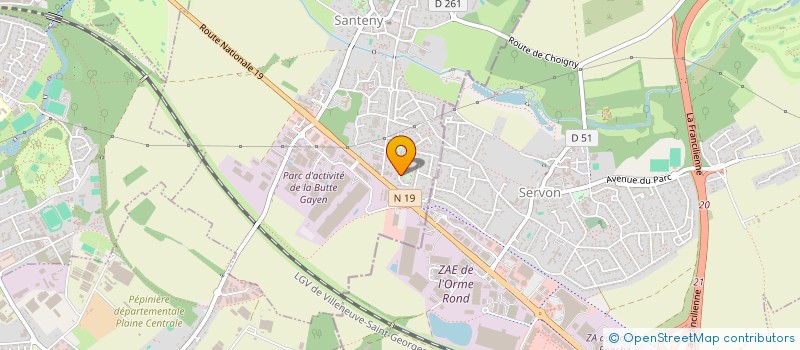 localisation de l'entreprise MADAME SARRA NABET  SANTENY