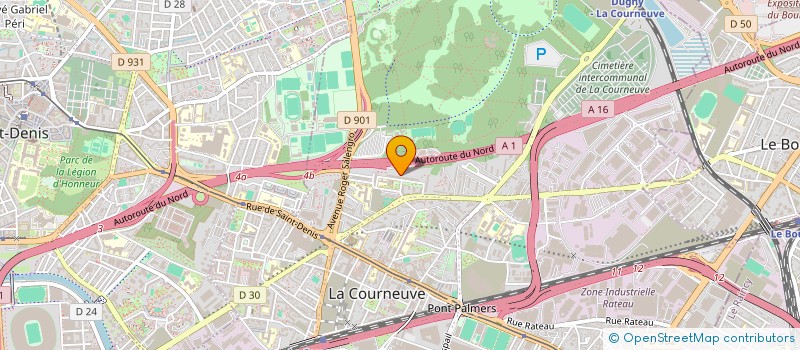 localisation de l'entreprise MADAME SARRA RAMTANI à LA COURNEUVE
