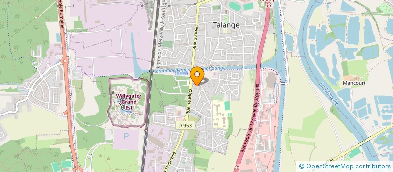 localisation de l'entreprise MADAME SARRA SAYAH  TALANGE