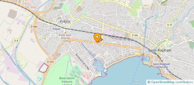localisation de l'entreprise MADAME SARRA SERIDI à FREJUS