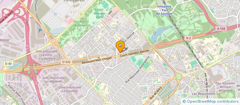 localisation de l'entreprise MADAME SARRAH BEN HASSOUN à AULNAY-SOUS-BOIS