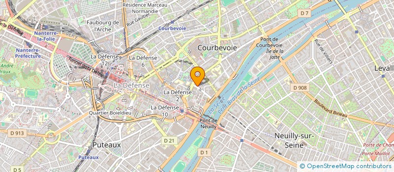 localisation de l'entreprise MADAME SARRAH SOUKER à COURBEVOIE