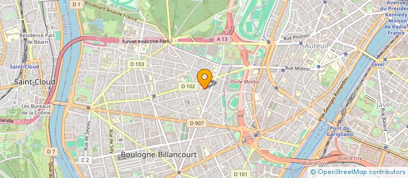 localisation de l'entreprise MADAME SARTI MUCHIDIN  BOULOGNE-BILLANCOURT