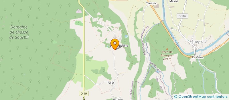 localisation de l'entreprise MADAME SASHA BARNES  SAINT-ANTONIN-NOBLE-VAL