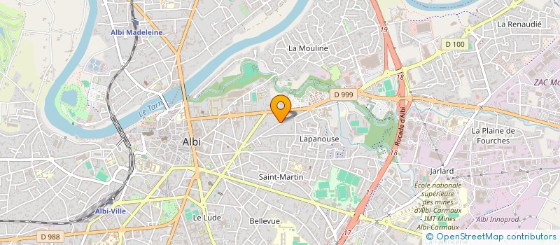 localisation de l'entreprise MADAME SASHA BILLAST à ALBI