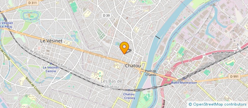 localisation de l'entreprise MADAME SASHA BONET DI MEO  CHATOU