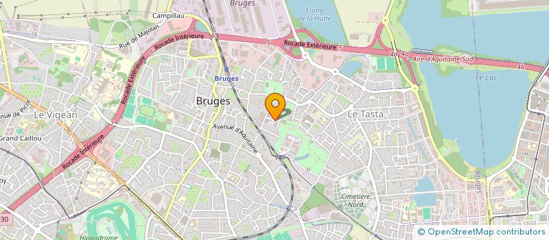 localisation de l'entreprise MADAME SASHA DUFAU  BRUGES