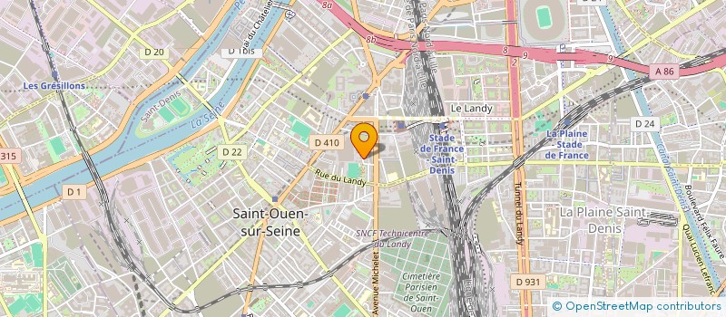 localisation de l'entreprise MADAME SASHA GERARDS à SAINT-DENIS