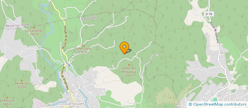 localisation de l'entreprise MADAME SASHA MORSELLI  CARNOULES