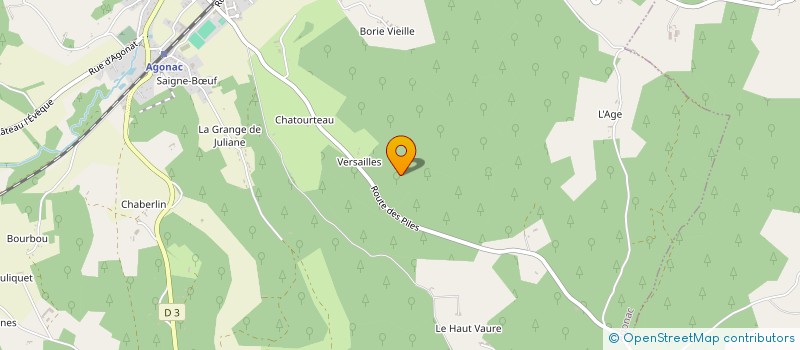 localisation de l'entreprise MADAME SASHA PHEAR  AGONAC