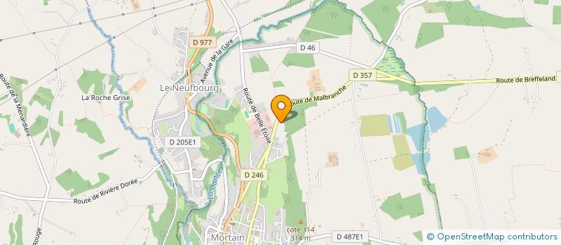 localisation de l'entreprise MADAME SASHA RAWLINSON  ROMAGNY FONTENAY