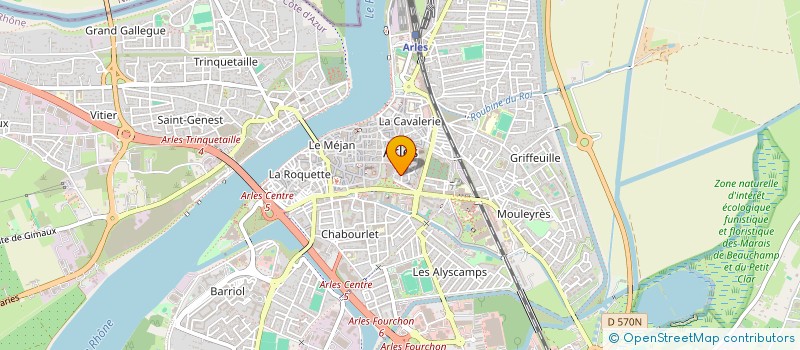 localisation de l'entreprise MADAME SASKIA HARTMANN  ARLES