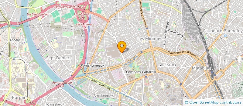 localisation de l'entreprise MADAME SASKIA VILLEMIN à TOULOUSE