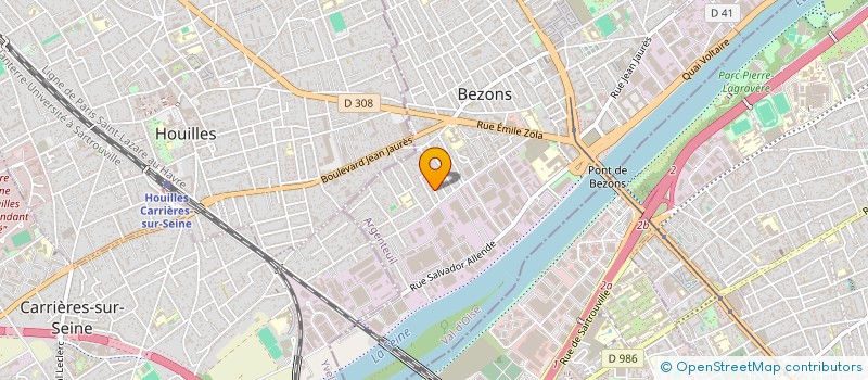 localisation de l'entreprise MADAME SATHIYABAMA THIRUGNANAMANY à BEZONS