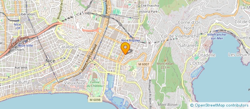 localisation de l'entreprise MADAME SATI TUNCAY à NICE