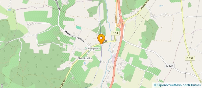 localisation de l'entreprise MADAME SATINE CHEVAILLE  REIGNAC