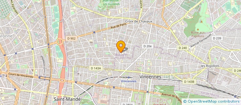 localisation de l'entreprise MADAME SATOKO TAKEMURA  MONTREUIL