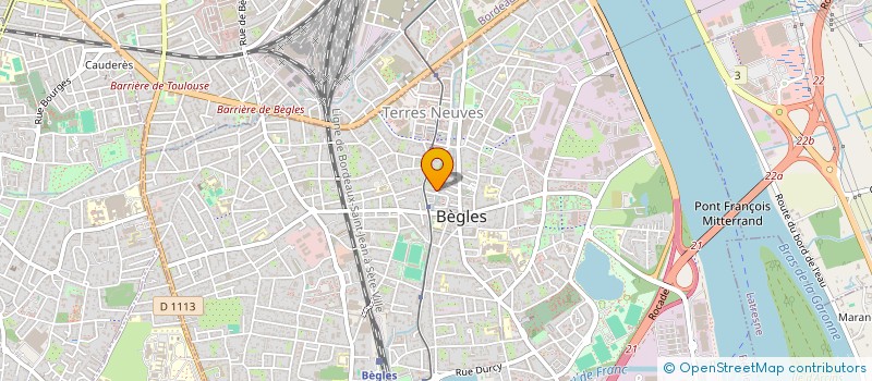 localisation de l'entreprise MADAME SATOU DOSSO à BEGLES